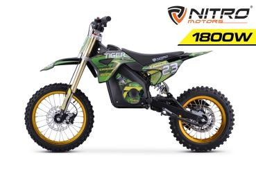 NITRO MOTORS E-Dirtbike 1800W 48V Tiger Lithium 13Ah 14/12 brushless DELUXE