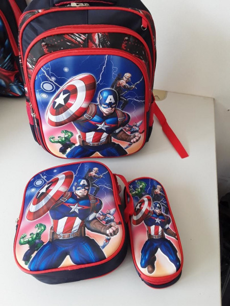 Kinder Rucksack Avenger 3er Set